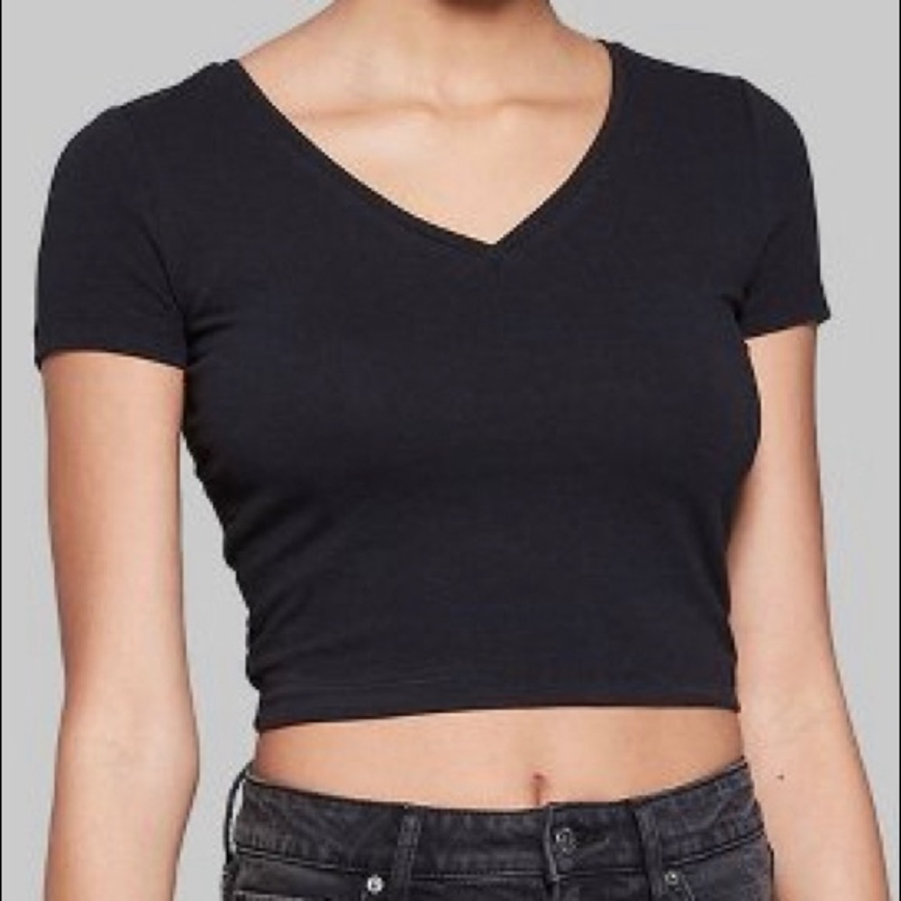 Wild Fable Black Crop Top